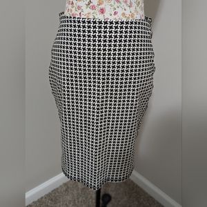 Knit pencil skirt